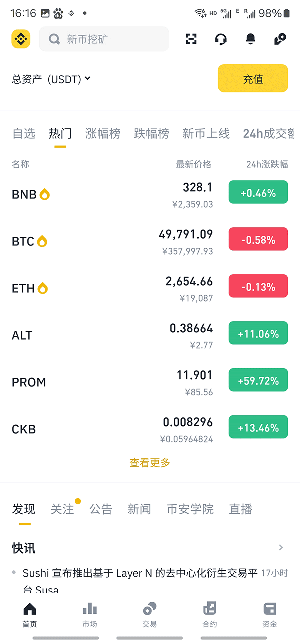 币安biance交易所 v2.85.4 官方安卓最新版